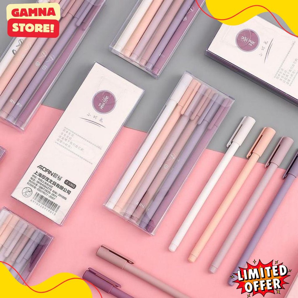 

Ngz 1 Set 6Pcs Pena Gel 0.5Mm Warna Pastel Pen Gel Aesthetic Pulpen Gel 6 In 1 Warna Gradasi Pena Gel Set Morandi Color Bolpoint Tinta Gel Cair 6 Pcs Journaling Pen Alat Tulis Kantor Sekolah Lucu Terlengkap Dan Termurah