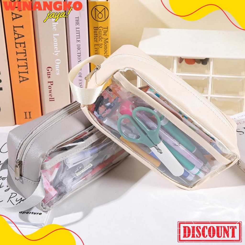 

Sg9 - Kotak Pensil Transparan Tempat Pensil Alat Tulis Aesthetic Tempat Pensil Polos Terlaris! Produk Ini Banyak Dicari