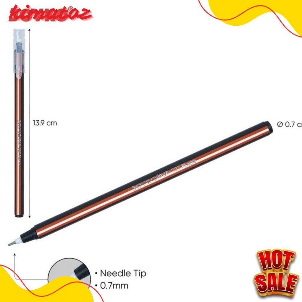 

Pulpen Joyko Maze 0.7Mm Hitam Bp-327 ( 1 Pack Isi 12 Pcs ) Diskon