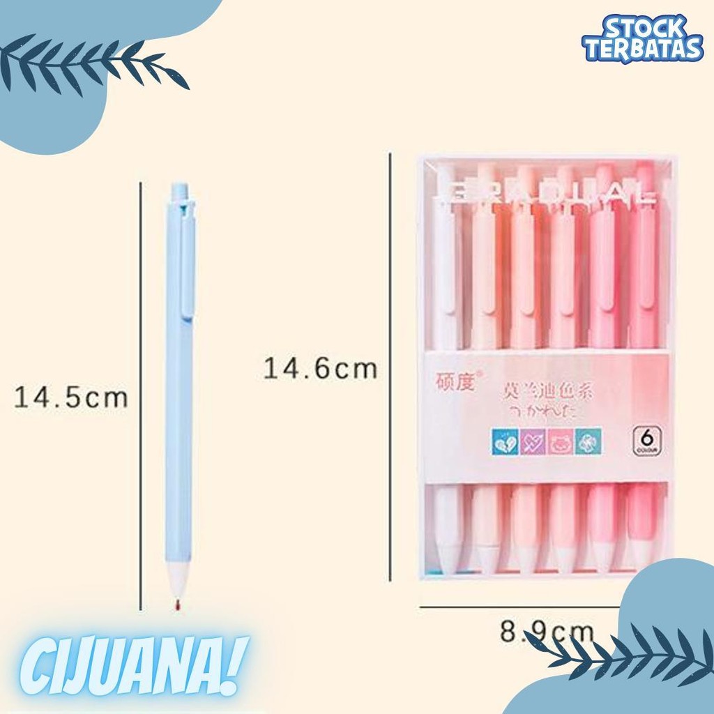 

Best! Pulpen Mekanik 1 Set 6 Pcs 0,5 Mm Dengan Warna Gradasi Pastel Yang Mengesankan Pgs Diskon Setengah Harga