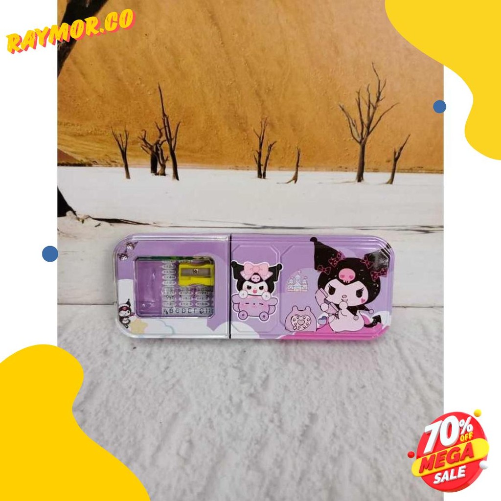 

Kotak Pensil Kaleng Ada Isi Ukuran Sedang/Pencil Case Diskon Setengah Harga