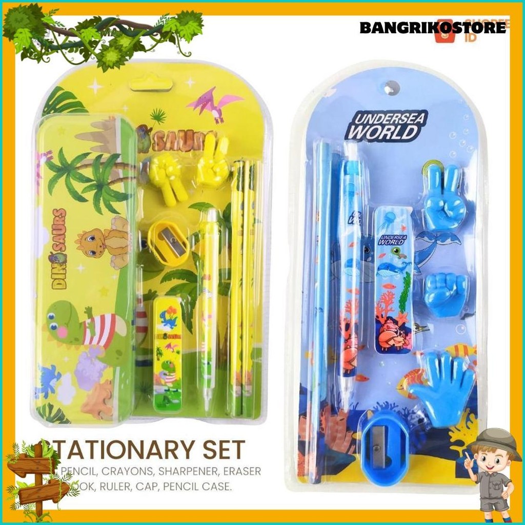 

[Fm] - Paket Stationery Set / Atk Set Kotak Pensil Sanrio Premium Edition Terlaris! Produk Ini Banyak Dicari