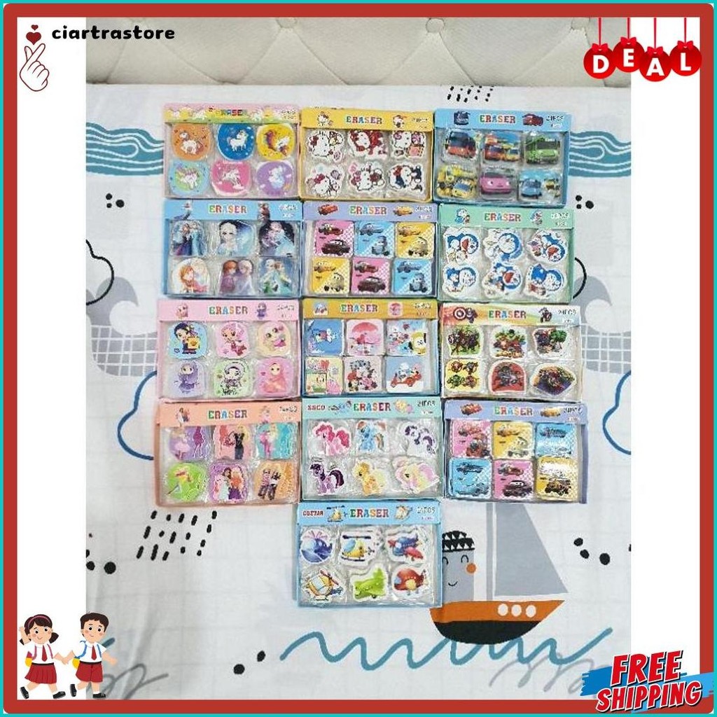 

(24Pc) Penghapus Murah/Hapusan Karakter/Stip Fancy/Ob Kecil(((Baca Keterangan!!!))) Terlaris! Produk Ini Banyak Dicari