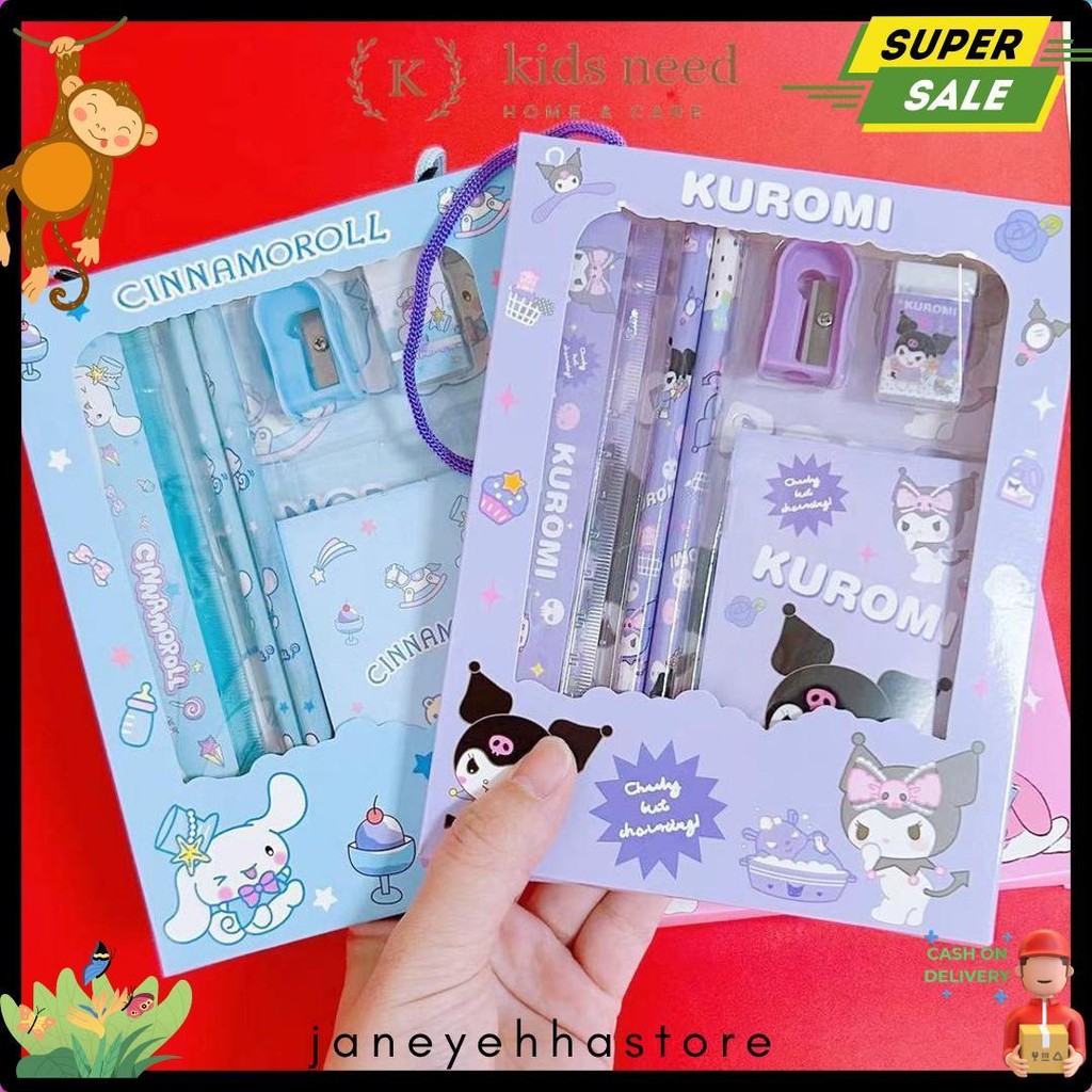 

Alat Tulis Set 6 In 1 Karakte Murah Lucu / Kotak Pensil Anak Set Stationery Untuk Hadiah Anak Sekolah Labubu Terlengkap Dan Termurah