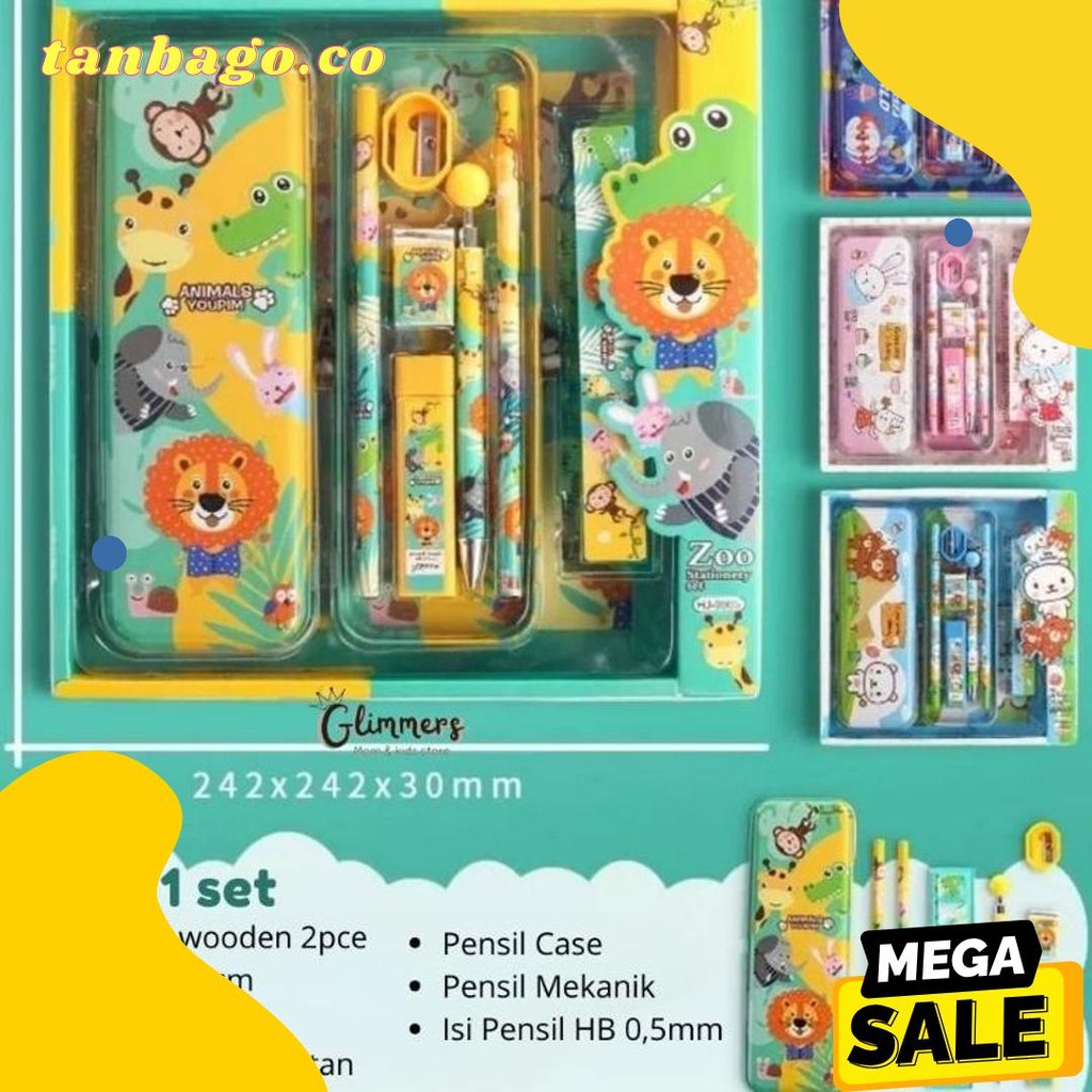 

Kotak Pensil Anak Gift Set 7In1/ Kotak Pensil Sekolah Terlengkap Dan Termurah