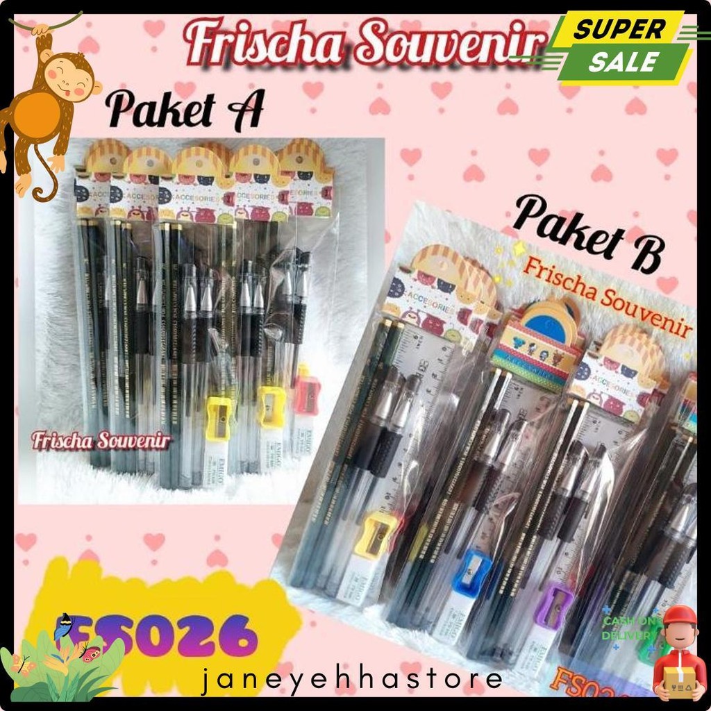 

Grosir Hemat Fs026 / Bingkisan Ulang Tahun / Souvenir Ultah / Stationary Set / Alat Tulis Set /Hadiah Terlaris! Produk Ini Banyak Dicari