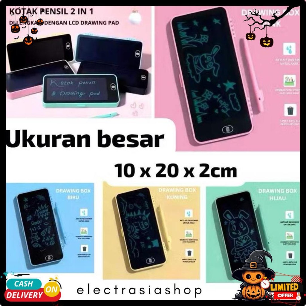 

Drawing Pad Kotak Pensil Lcd 2 In 1Dengan Digital Pad Yang Dapat Dihapus Flash Sale! Diskon Hingga 70%