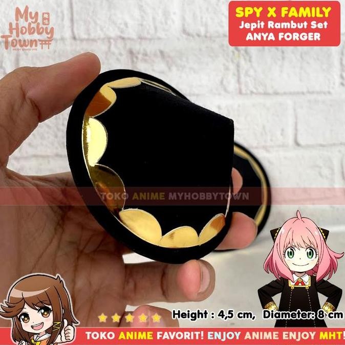 BARU  Jepit Rambut Anya Forger Kostum Cosplay Property Spy X Family