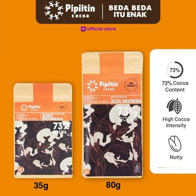 

Chocolate Bar Aceh 73% Dark Chocolate Premium Termurah