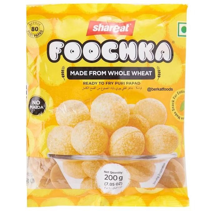 

@=@=@=@=] Dry Pani Puri Papad Shareat India / Kerupuk Pani Puri Kering Indian Chaat Mentah Vegetarian