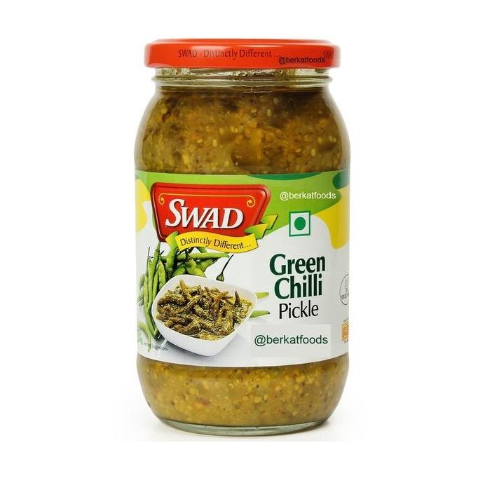 

best produk] Green Chilli Pickle Swad / Acar Cabai Hijau India /Mirch Mirchi Achaar