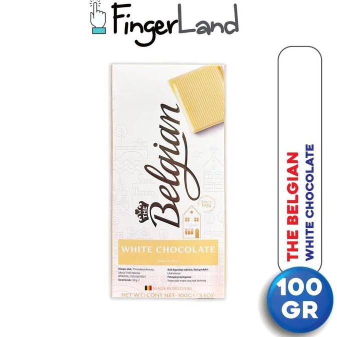 

The Belgian White Chocolate 100gr - Cokelat Putih Premium Termurah