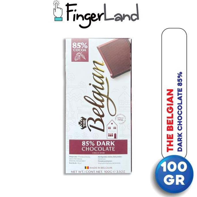

The Belgian Dark Chocolate 85% 100gr - Coklat Hitam Premium Termurah