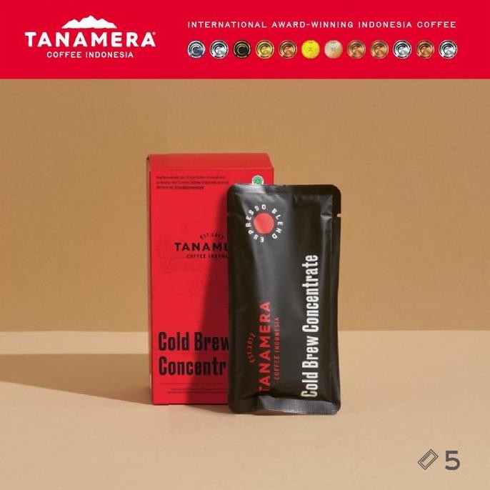 

Tanamera Coffee Cold Brew Concentrate 5 Sachets Kopi Instan Termurah