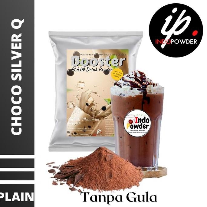 

Bubuk Minuman PLAIN CHOCO SILVERQ 1kg - Tanpa Gula Minuman Kekinian Termurah