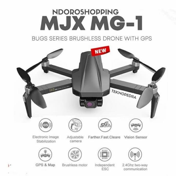 Drone MJX MG1 5G FPV 2-Axis Gimbal 4K EIS HD Camera VS SJRC F11 F7