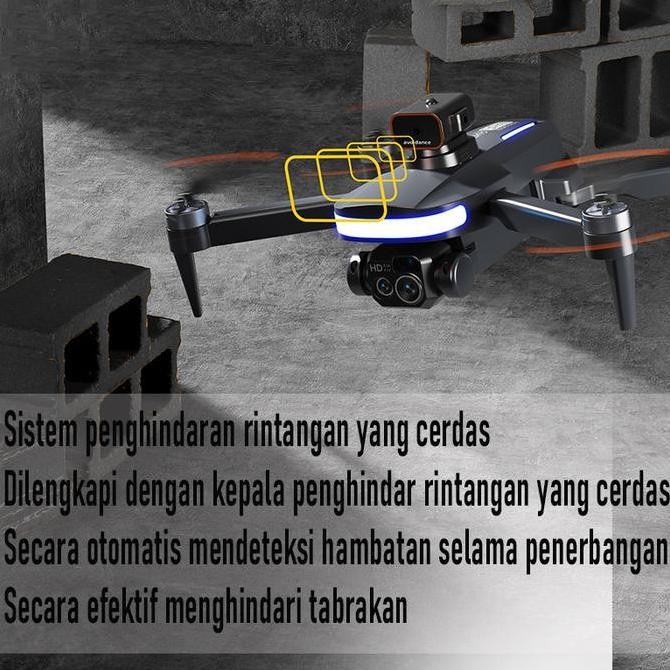 Drone R107-6Kdrone camera 6K rc drone pesawat remote control  drone gps Motor Tanpa Sikat Drone Kame