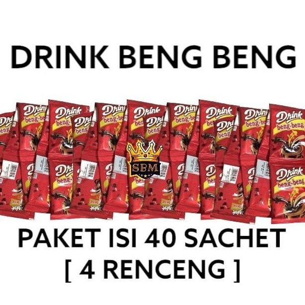 

Bengbeng Chocolate Drink Sachet Isi 40pcs - Minuman Serbuk Cokelat Susu Termurah