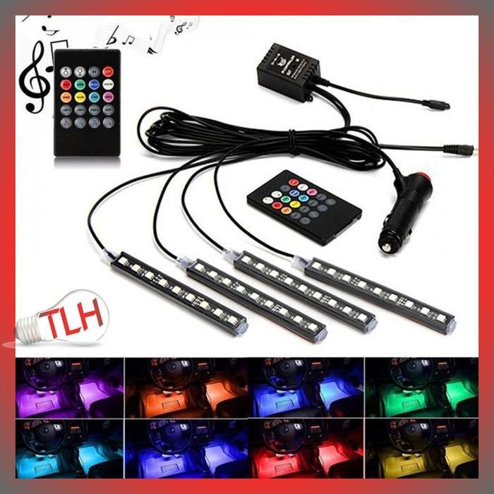 Promo Harga Lampu Led Mobil Variasi Disco Terbaik Disko Hias Rgb Warna Warni Mengikuti Musik Jual Mu