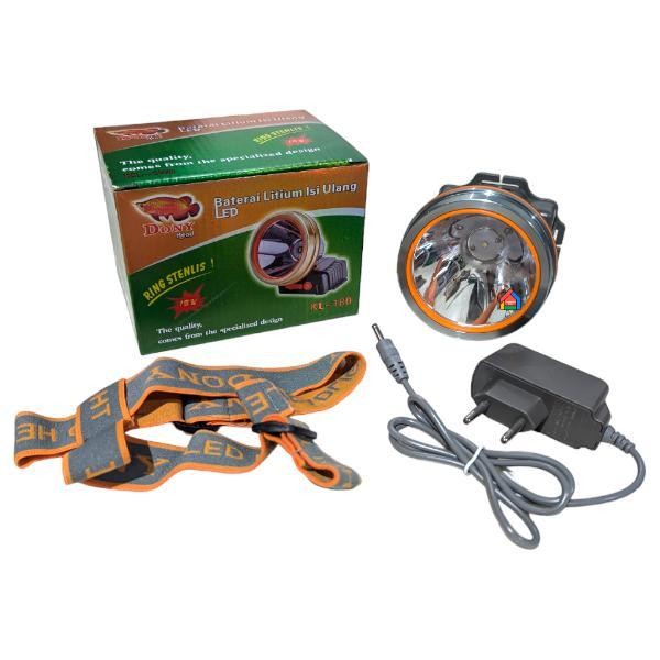 Senter Kepala Dony Kl-180 (15 Watt) / Dony Senter Kepala Kl180 [Cahaya Putih / Kuning] Terbaru Best 