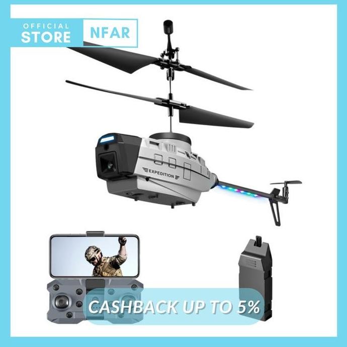 Rc Helicopter Drone 4K Dual Camera Full HD UAV Drone Jarak Jauh Kamera Ganda