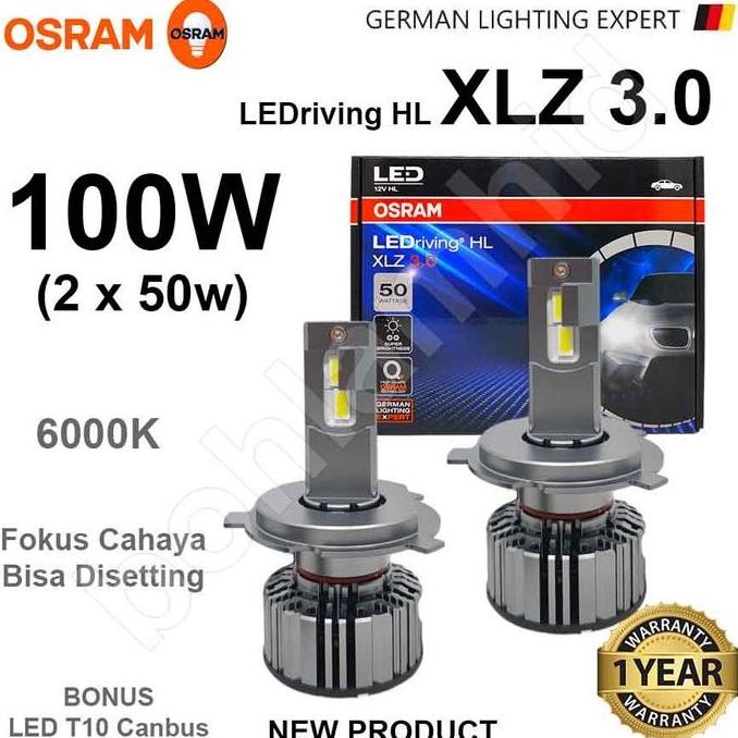 Lampu LED Osram XLZ 3.0 100W NEW BRIO H4 H11 Headlamp + Foglamp Termurah