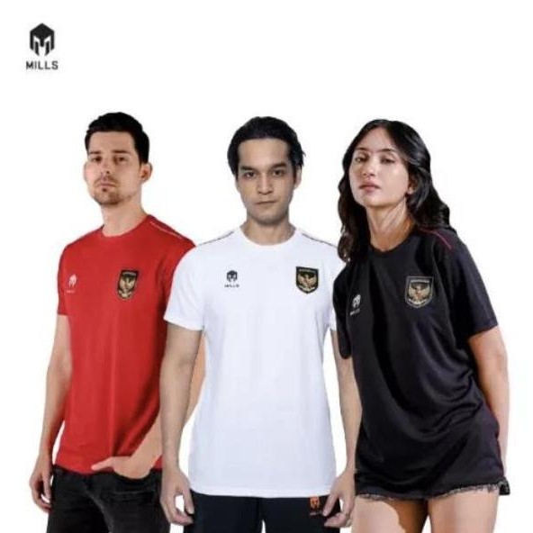 Jersey Kaos Timnas Indonesia MILLS Indonesia Shirt SV Original