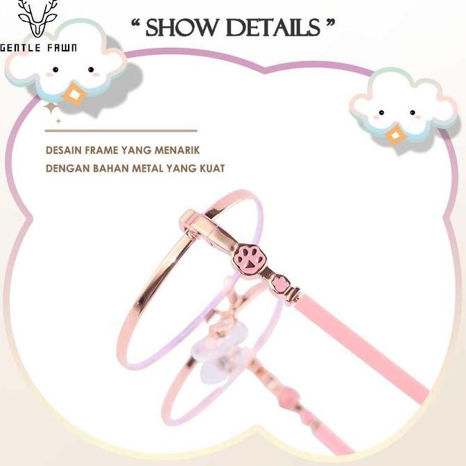 Gray Pink Kacamata Anak/Remaja Antiradiasi Blueray Sinar Biru 6033