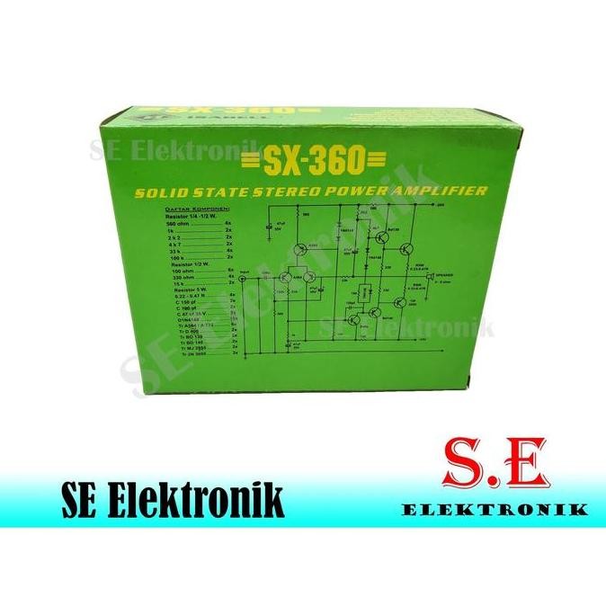 Sale Power Amplifier Sx 360W Ocl Stereo Rakitan Audio Sound System