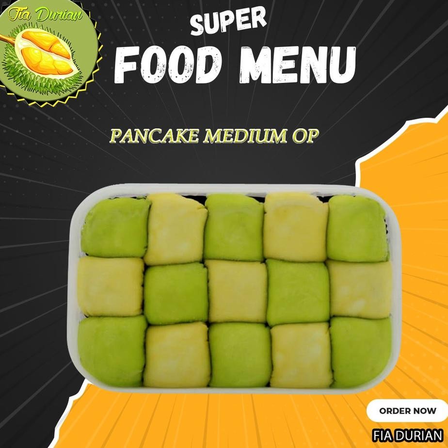 

Pancake Durian Medium Op
