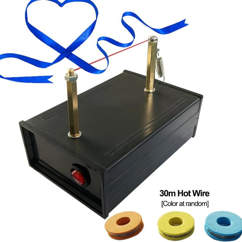 

Mini Hot Ribbon Cutting Machine Electric Heating Wire Cutting Machine Diy Hot Web Belts Cut Hot Thermal Cutter Hot Ribbon Cutter