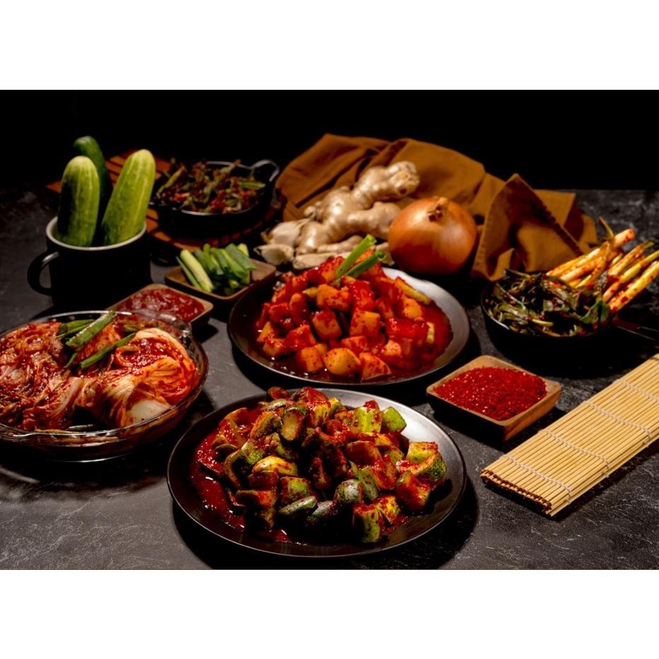 

Kimchi Mix 5 Sawi Timun Lobak Daun Bwg Dan Kucai 1 Kg