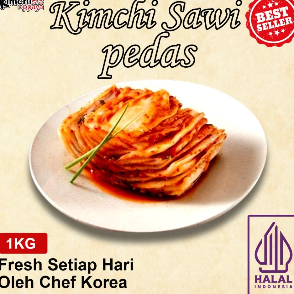 

Kimchi Sawi Pedes 1Kg Halal Korea