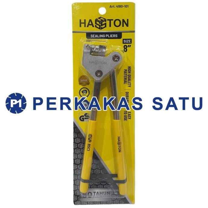 TERBARU - TANG SEGEL 8" TIMAH METERAN AIR LISTRIK PAM PDAM PLN HASSTON 4180-101