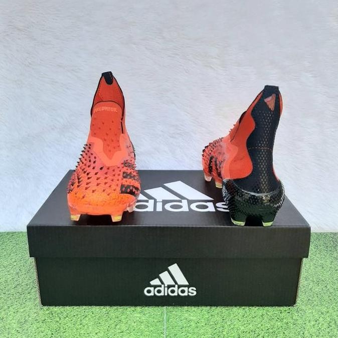 SEPATU BOLA ANAK PREDATOR FREAK+ FG RED SOLAR RED PREMIUM ORIGINAL Terlaris