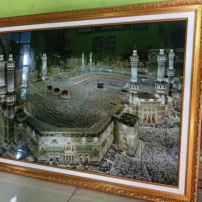 Hiasan Dinding Kabah Lampu Dan Murotal Qu'Ran