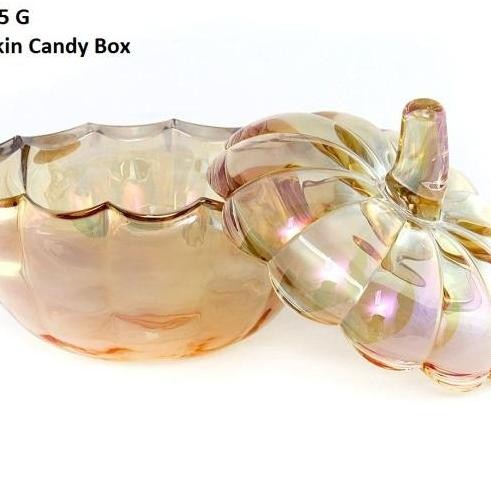Pumpkin Candy Box SH0255-G GOLD TOPLES kristal buah labu VICENZA
