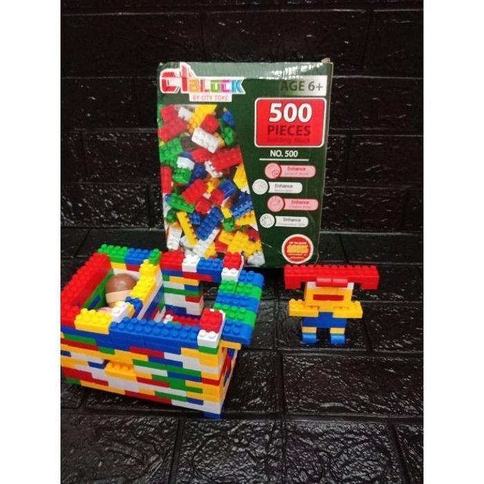 Mainan Edukasi Anak Building Block Ct Lego Isi 500Pcs Ukuran Kecil
