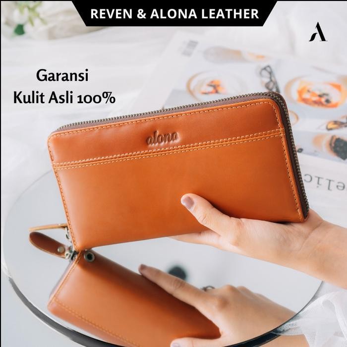 Dompet Hp Kulit Asli Card Holder Wallet Wanita Cewek Branded Original