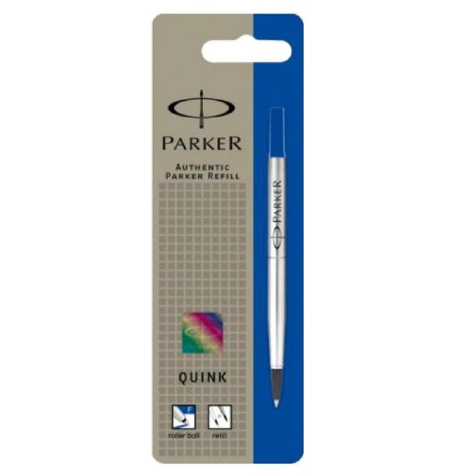 

tersedia refill pulpen parker rollerball / signpen - warna biru f blister pack
