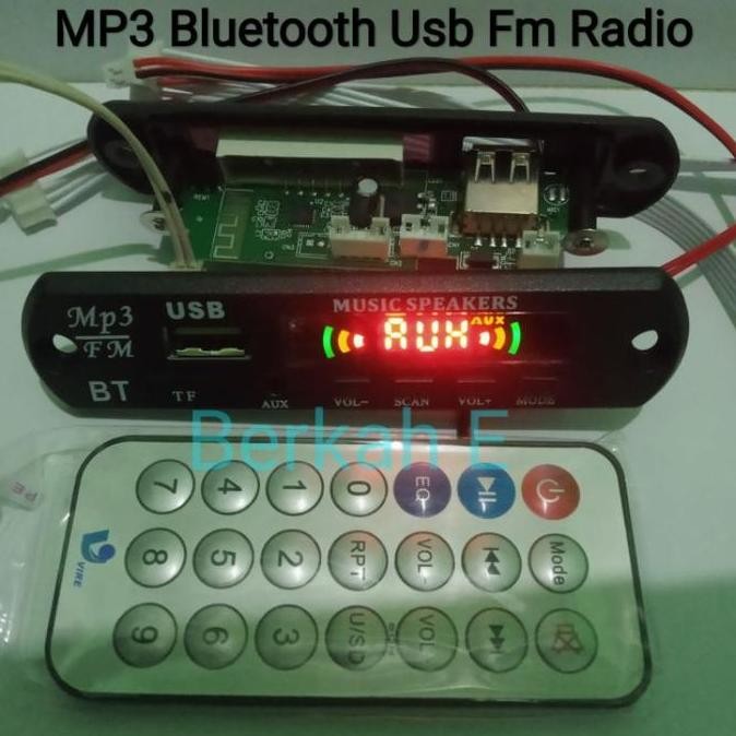SIAP KIRIM MODUL KIT MP3 BLUETOOTH PLAYER - USB TF CARD AUDIO RECEIVER MOBIL