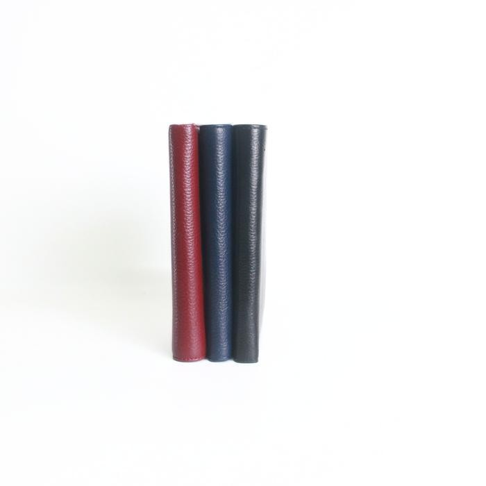 Dompet Kartu Besar Kulit Asli Pria Wanita P014 - Hitam