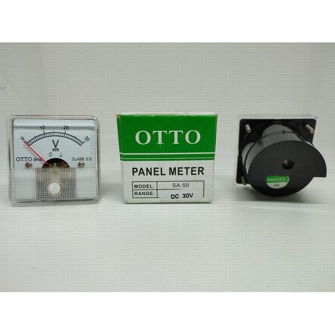 Otto Panel Meter / Amper Ampere Volt Meter Sa-50 Ac/Dc 30A 50A 300V