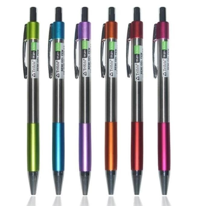

tersedia pulpen trifelo tf-271 - knock semi gel pen harga grosir murah
