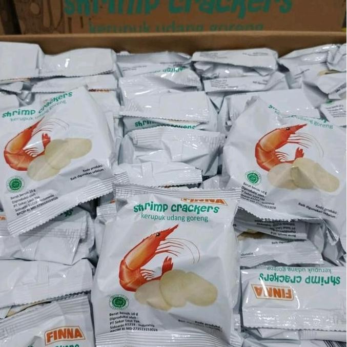 

1 dus Krupuk udang Finna ( isi 120pcs )