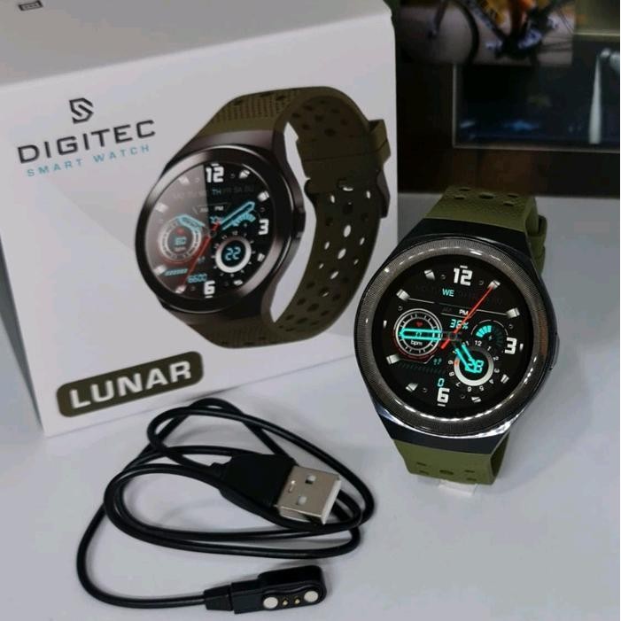 Zjs Jam Tangan Smartwatch Digitec Lunar Original
