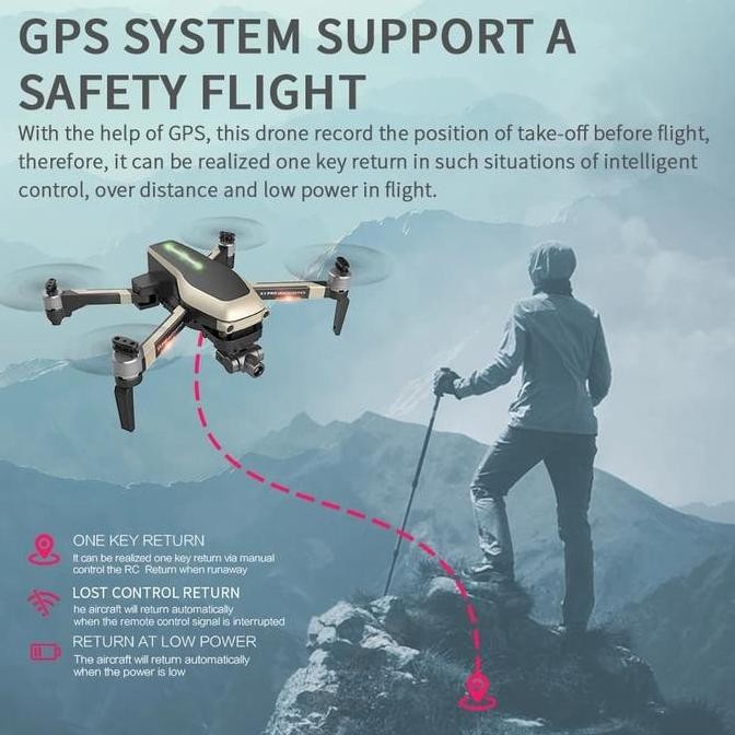 Drone X1 Pro 4K GPS Glonas Gimbal