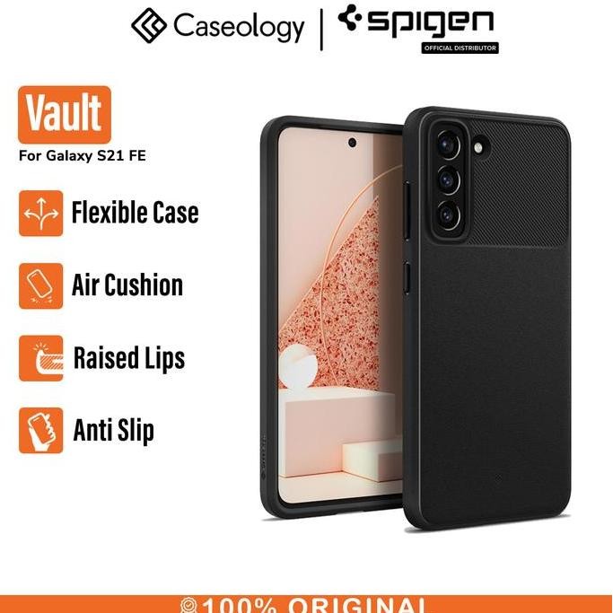 tersedia caseology vault softcase samsung galaxy s21 fe casing silicone hybrid cover