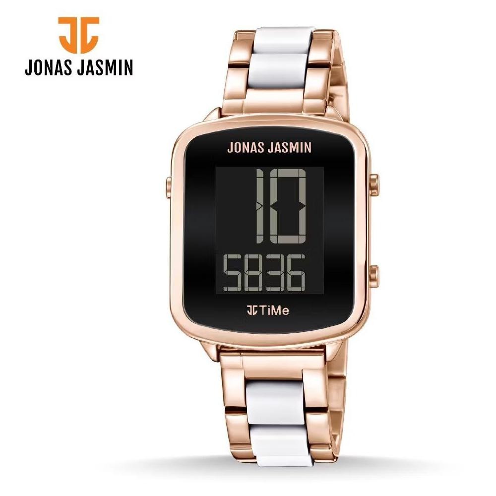(Terbaru) JAM TANGAN WANITA ORIGINAL JONAS JASMIN JJ-2261 / JJ 2261 / 2261 DIGITAL ELEGAN TAHAN AIR 