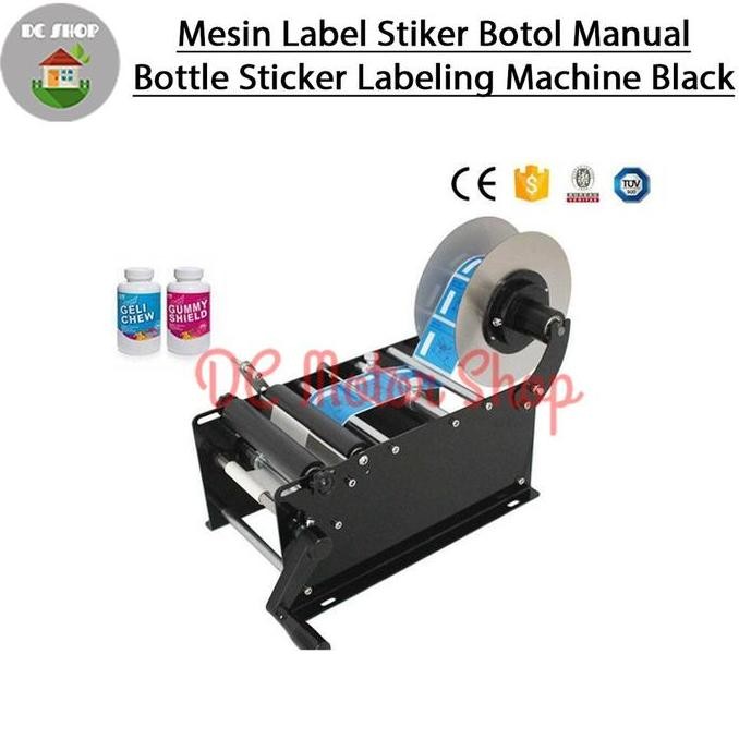 

MESIN LABEL STIKER BOTOL MANUAL /BOTTLE STICKER LABELING MACHINE BLACK ORIGINAL DAN TERPERCAYA